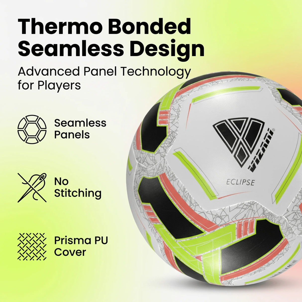 Vizari Eclipse NFHS Thermo Rounded Soccer Ball-2