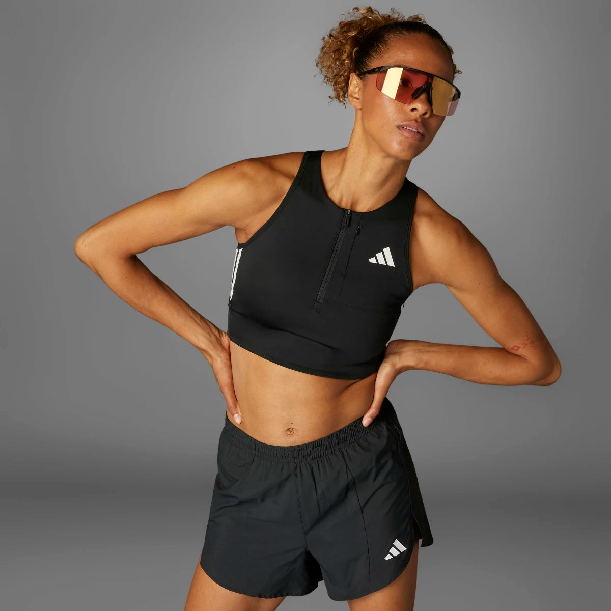 adidas Women's Adizero Essentials Running Shorts Womens Apparel Shorts