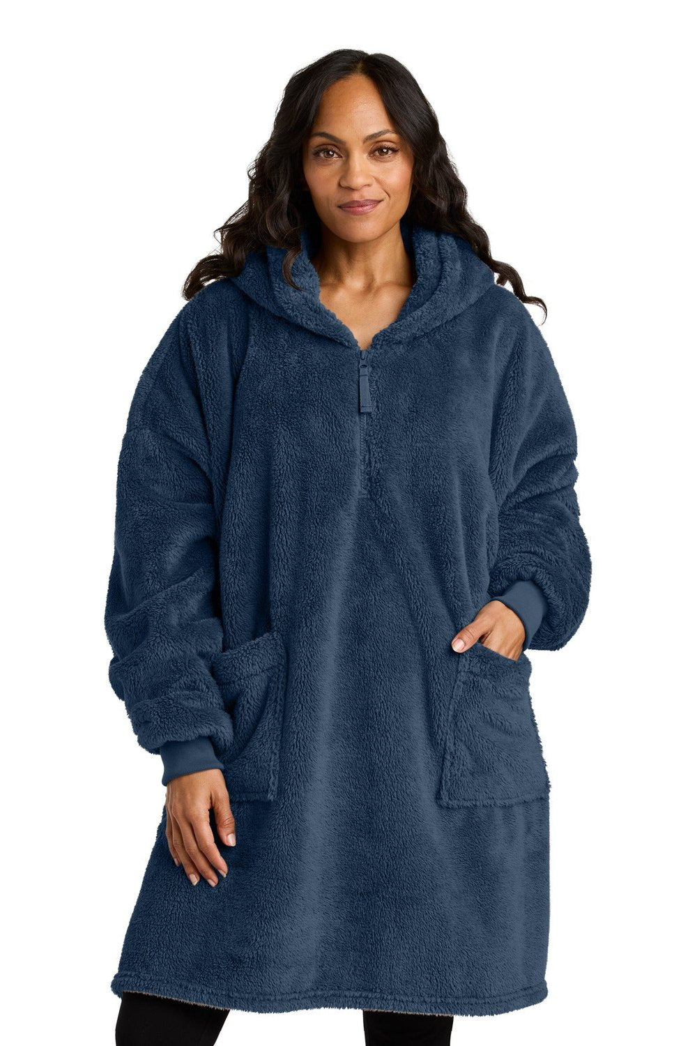 Port Authority Women's Plush Poncho BP42 Womens Apparel Sweatshirts & Fleece
