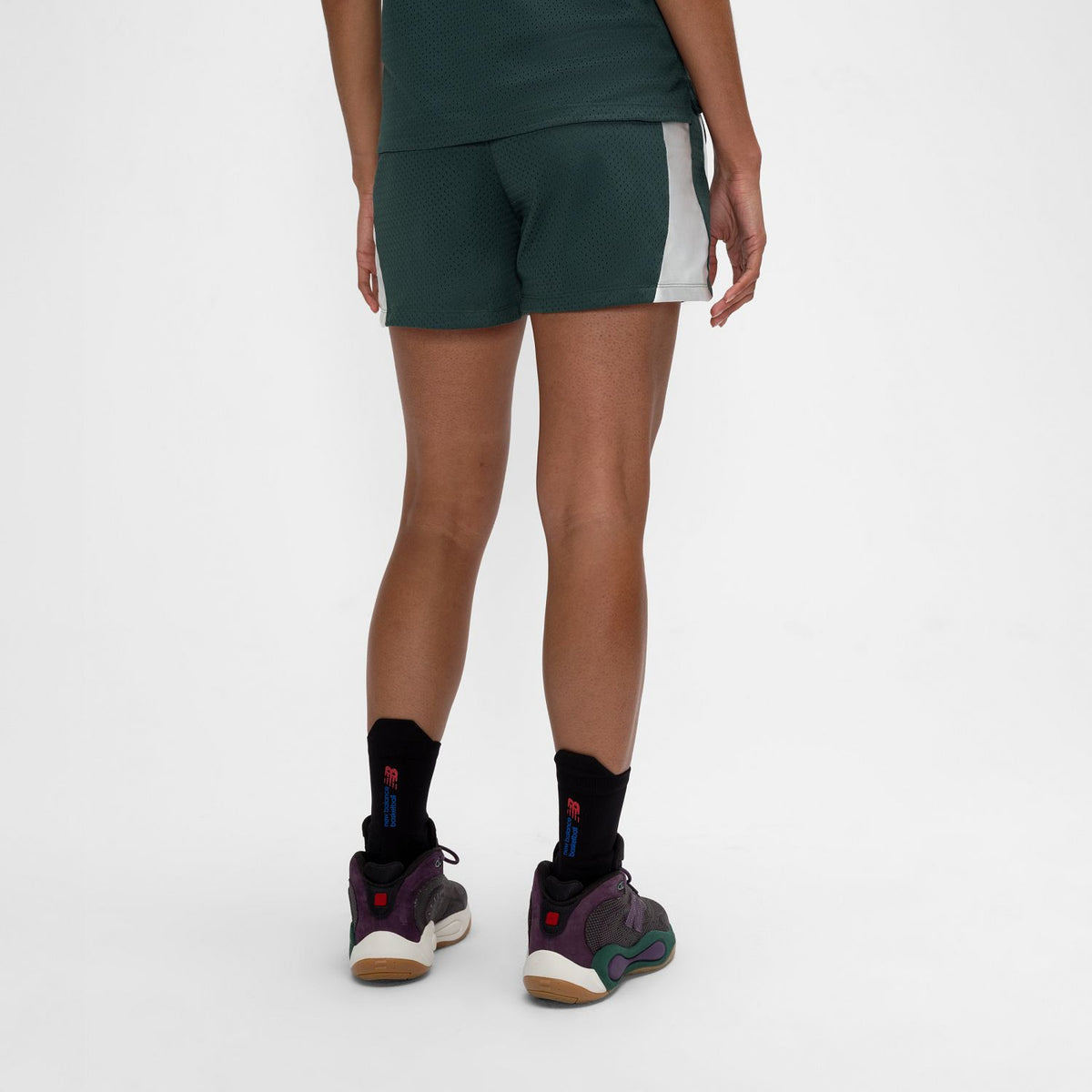 New Balance Women's Performance Mesh Basketball Shorts-3