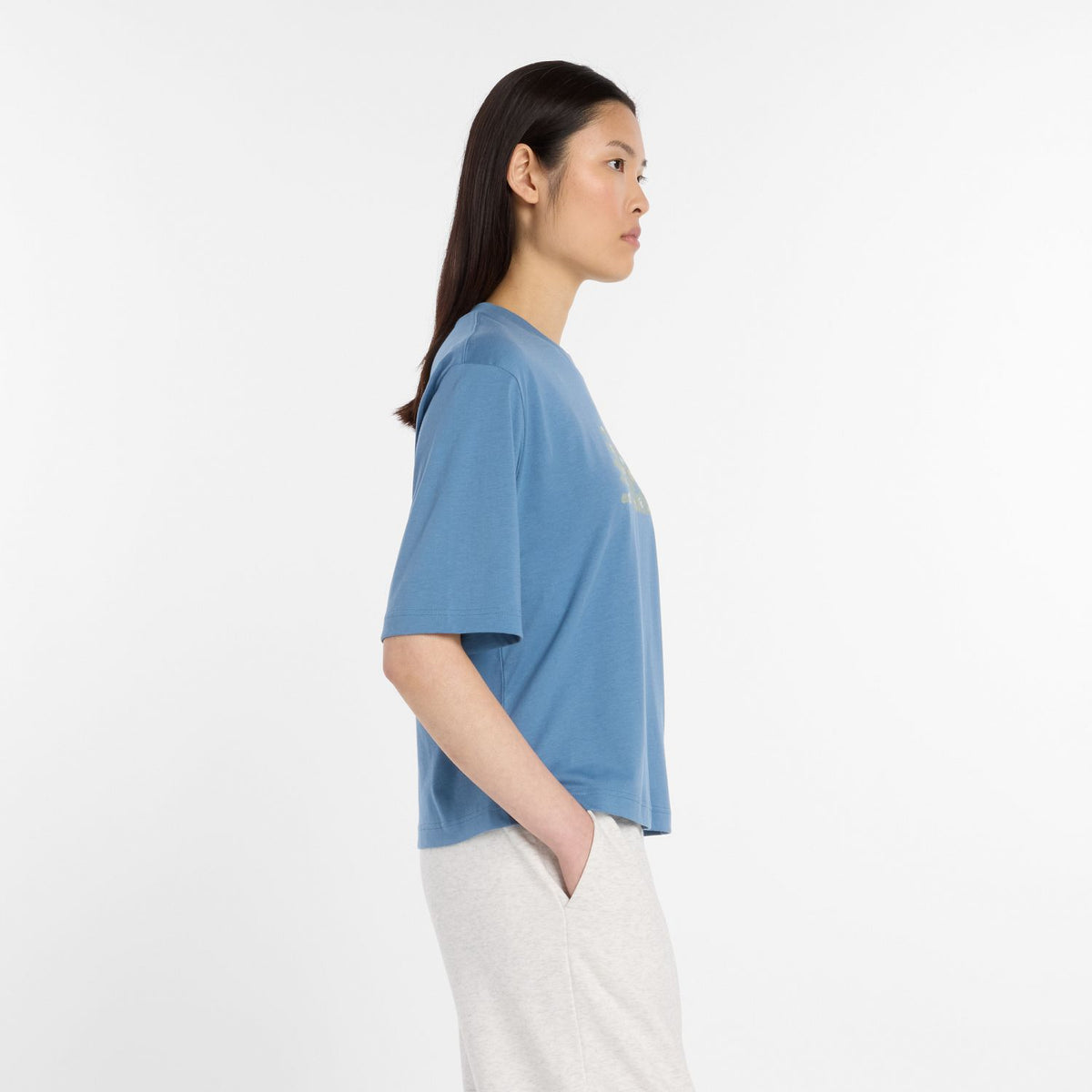 New Balance Women's Flower Logo Crew-2