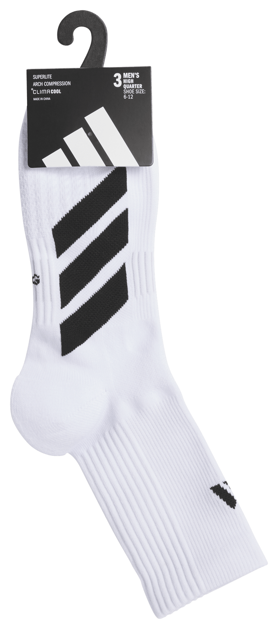 adidas Men's EVO 3-Pack High Quarter Sock-6