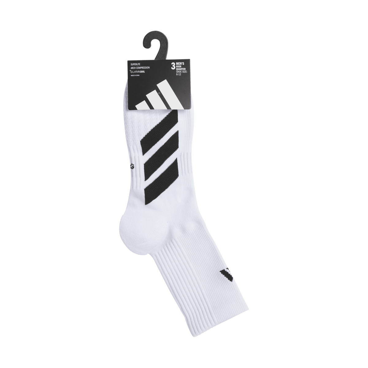 adidas Men's EVO 3-Pack High Quarter Sock-6