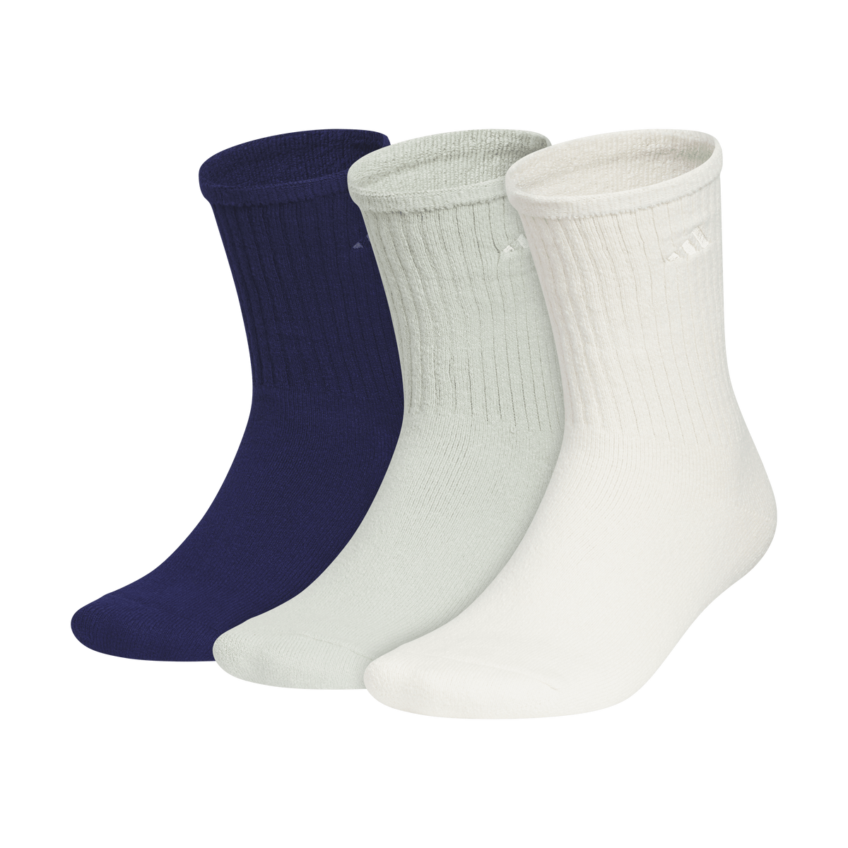 adidas Men's Cushioned Comfort 2.0 3-Pack Crew Sock-1