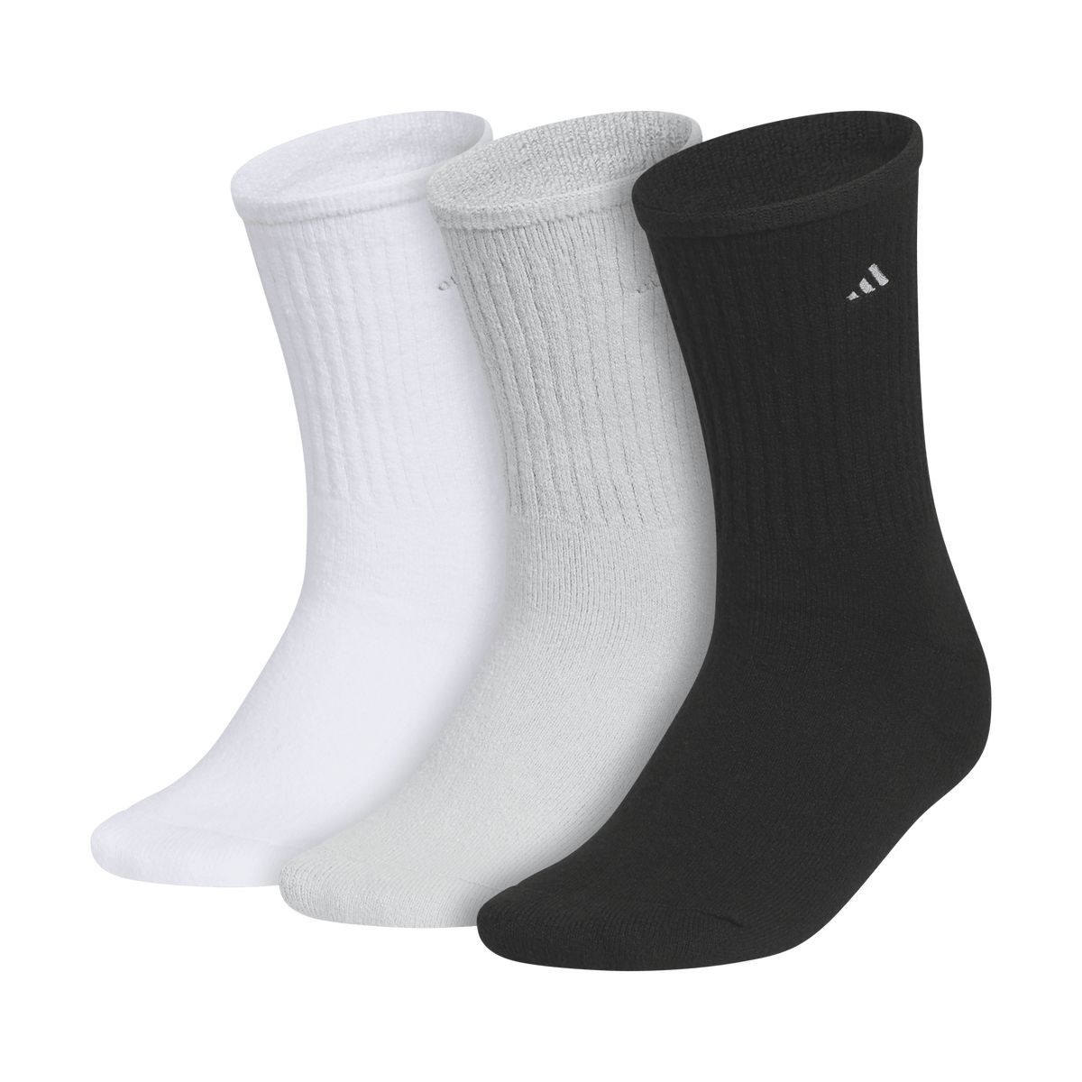 adidas Women's Cushioned Comfort 3.0 3-Pack Crew Sock-1