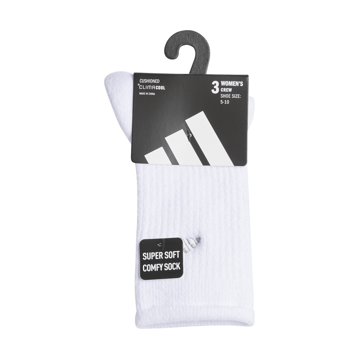 adidas Women's Cushioned Comfort 3.0 3-Pack Crew Sock-6