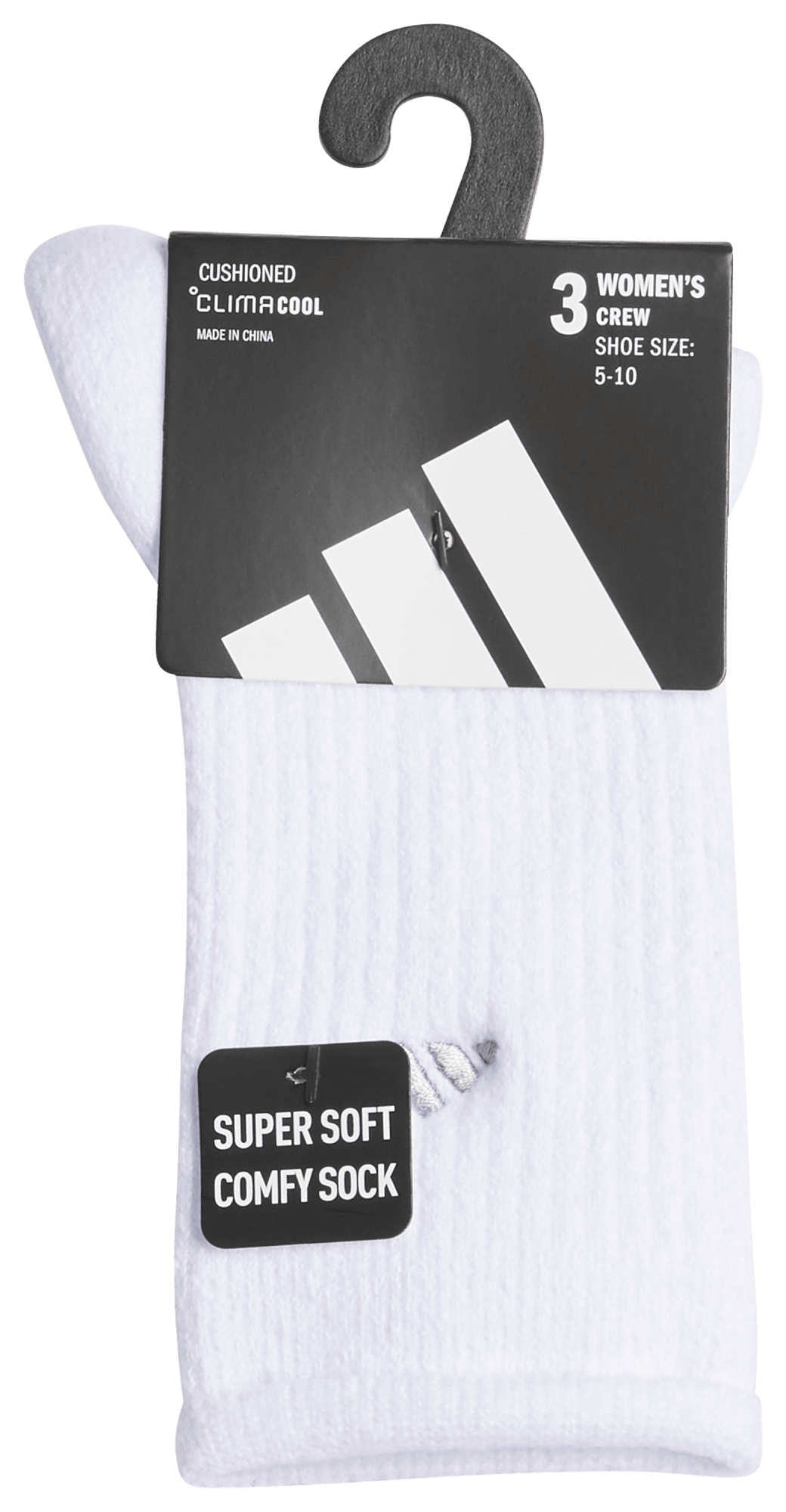adidas Women's Cushioned Comfort 3.0 3-Pack Crew Sock-6