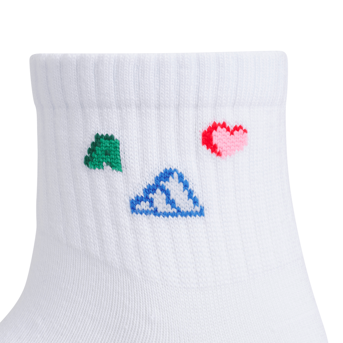 adidas Girl's Charm Fashion 6-Pack Quarter Sock-2