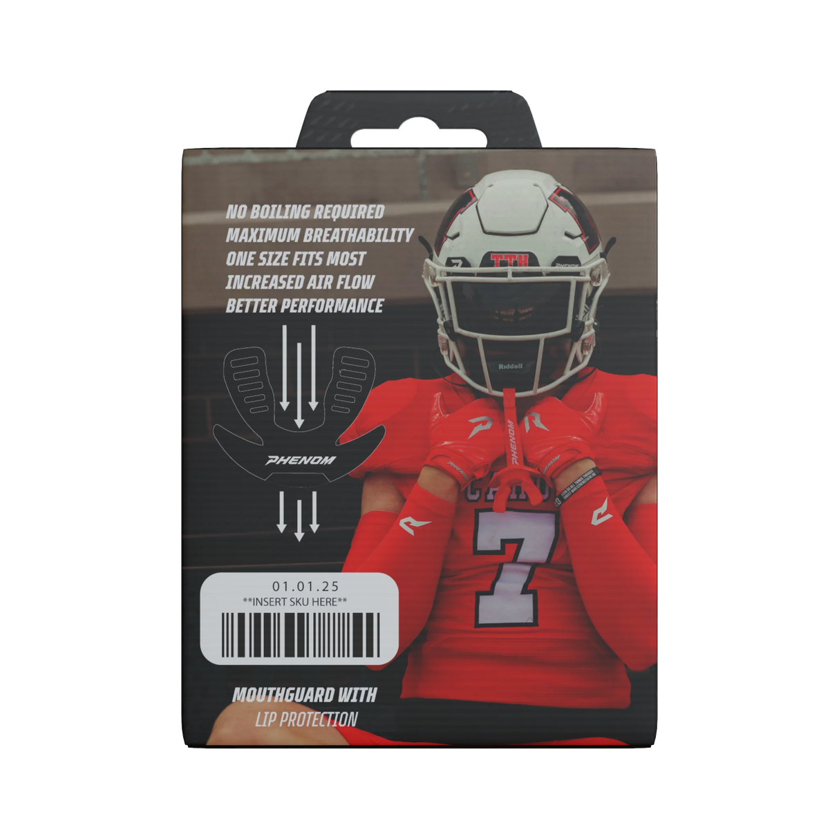 Phenom Elite Adult Hexa-Flow 4.0 Football Mouthguard-14
