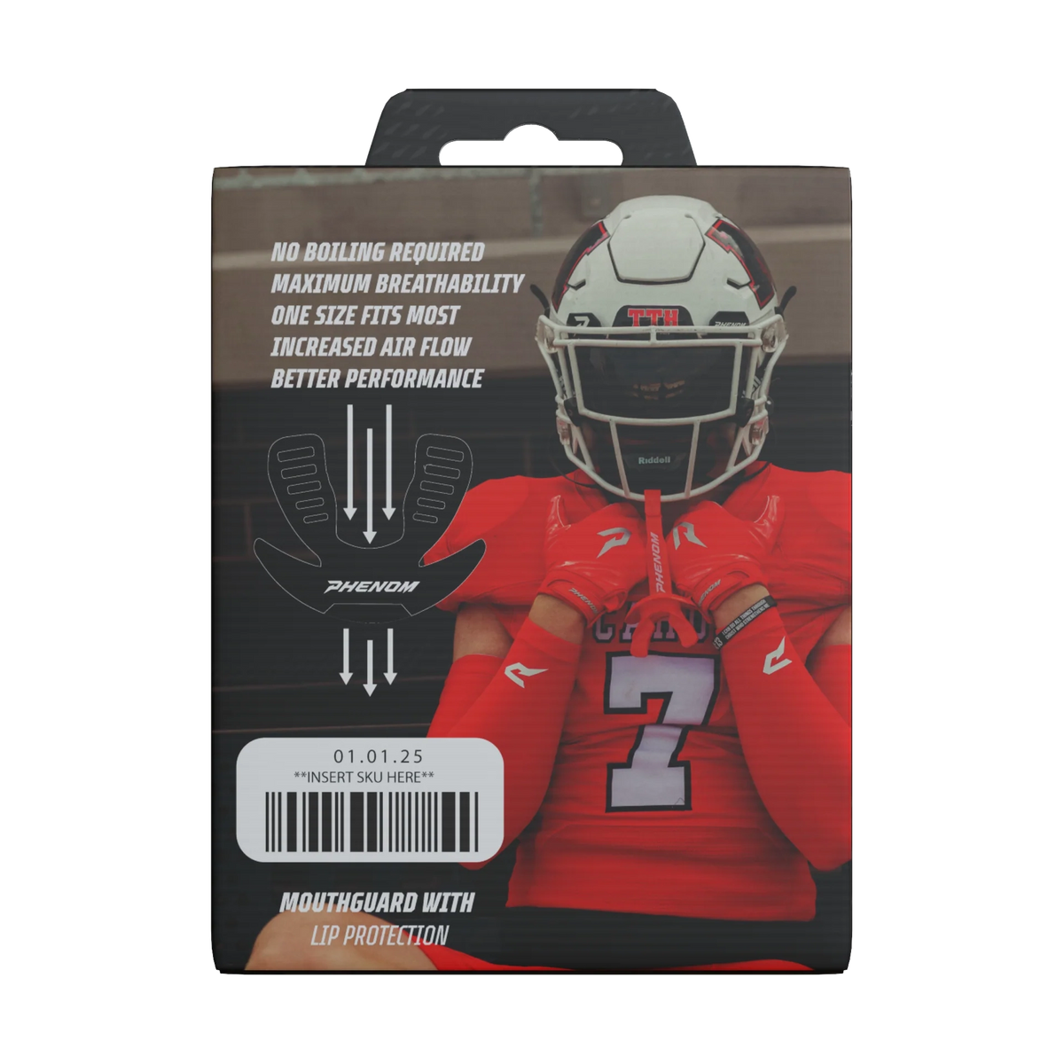 Phenom Elite Adult Hexa-Flow 4.0 Football Mouthguard-14
