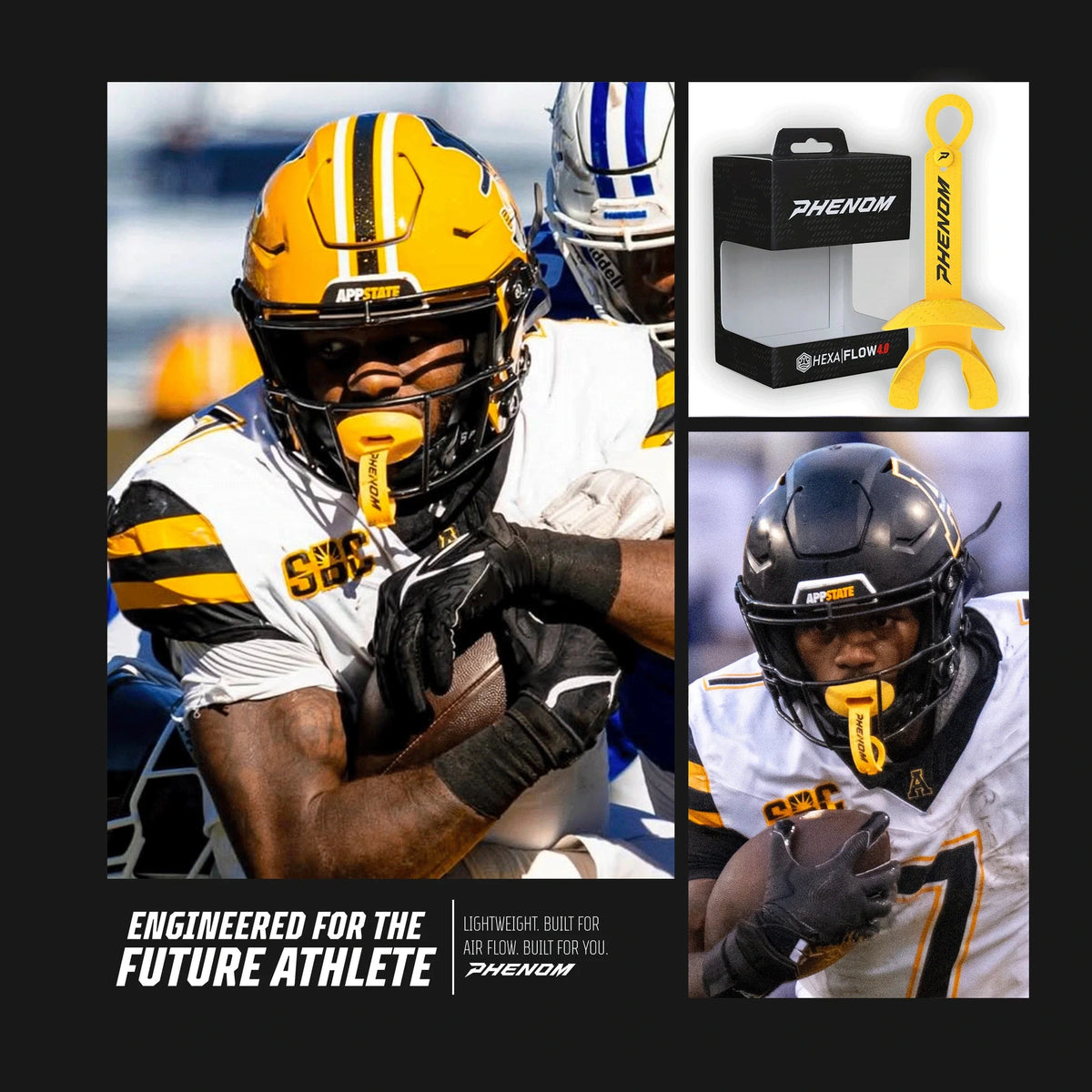 Phenom Elite Adult Hexa-Flow 4.0 Football Mouthguard-16