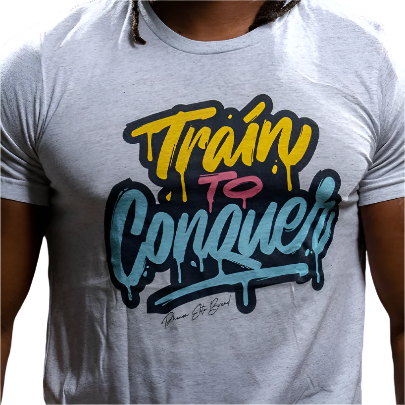 Phenom Elite Men's Train To Conquer Graffiti Graphic Tee-2