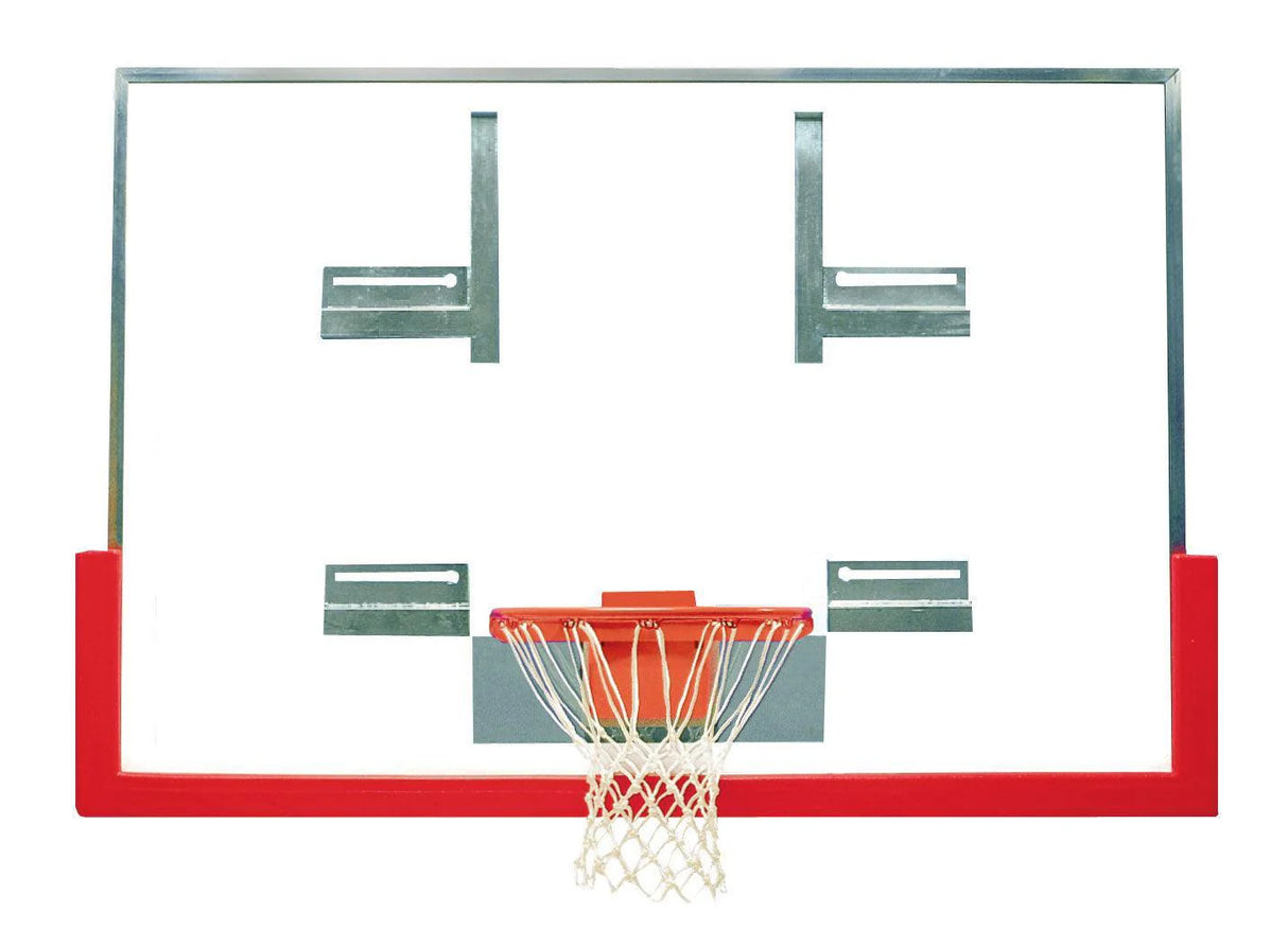 Bison Basketball 48" x 72" Tall Unbreakable "XL" Glass Competition Conversion Backboard