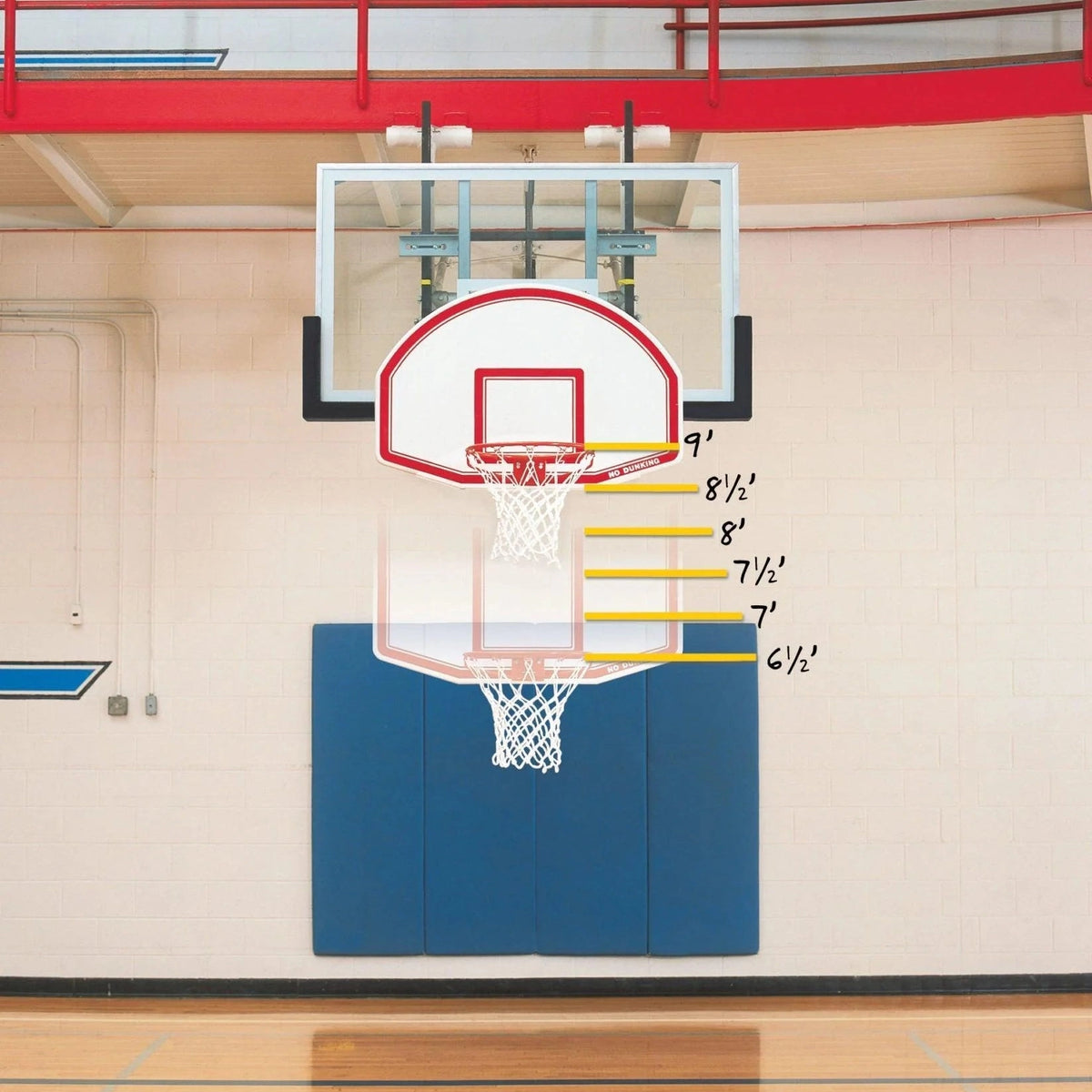 Bison Basketball 6-In-1 Easy Up Youth Mini Goal