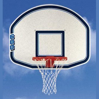 Bison Basketball 36" x 48" Fan Shaped Molded Graphite Backboard Only-2