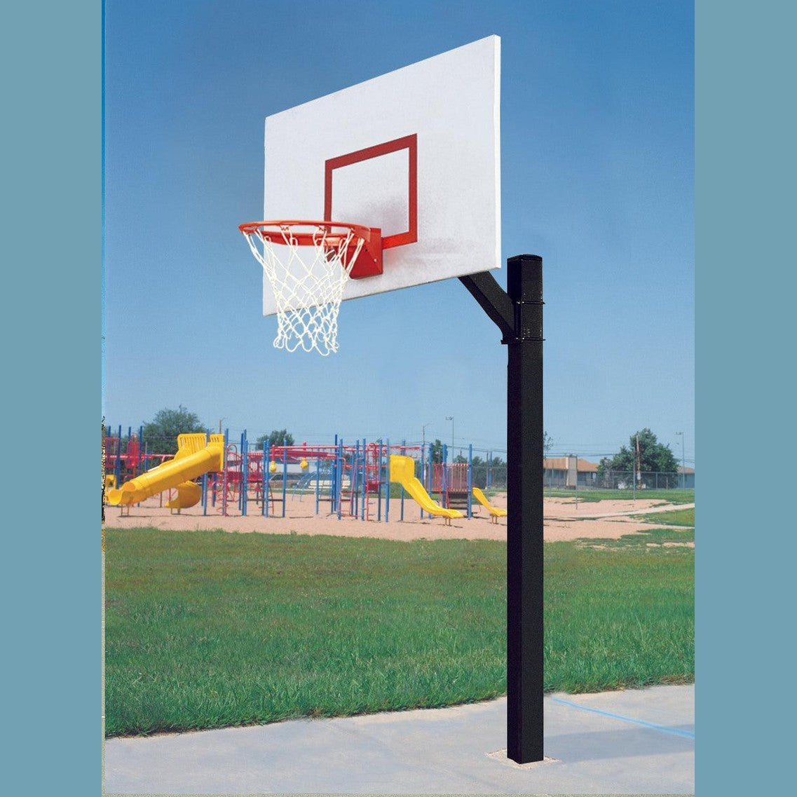 Bison Basketball Ultimate Jr. Rectangular Steel Playground System