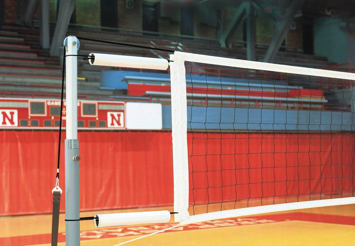 Bison Kevlar Competition Volleyball Net with Cable Covers and Storage Bag