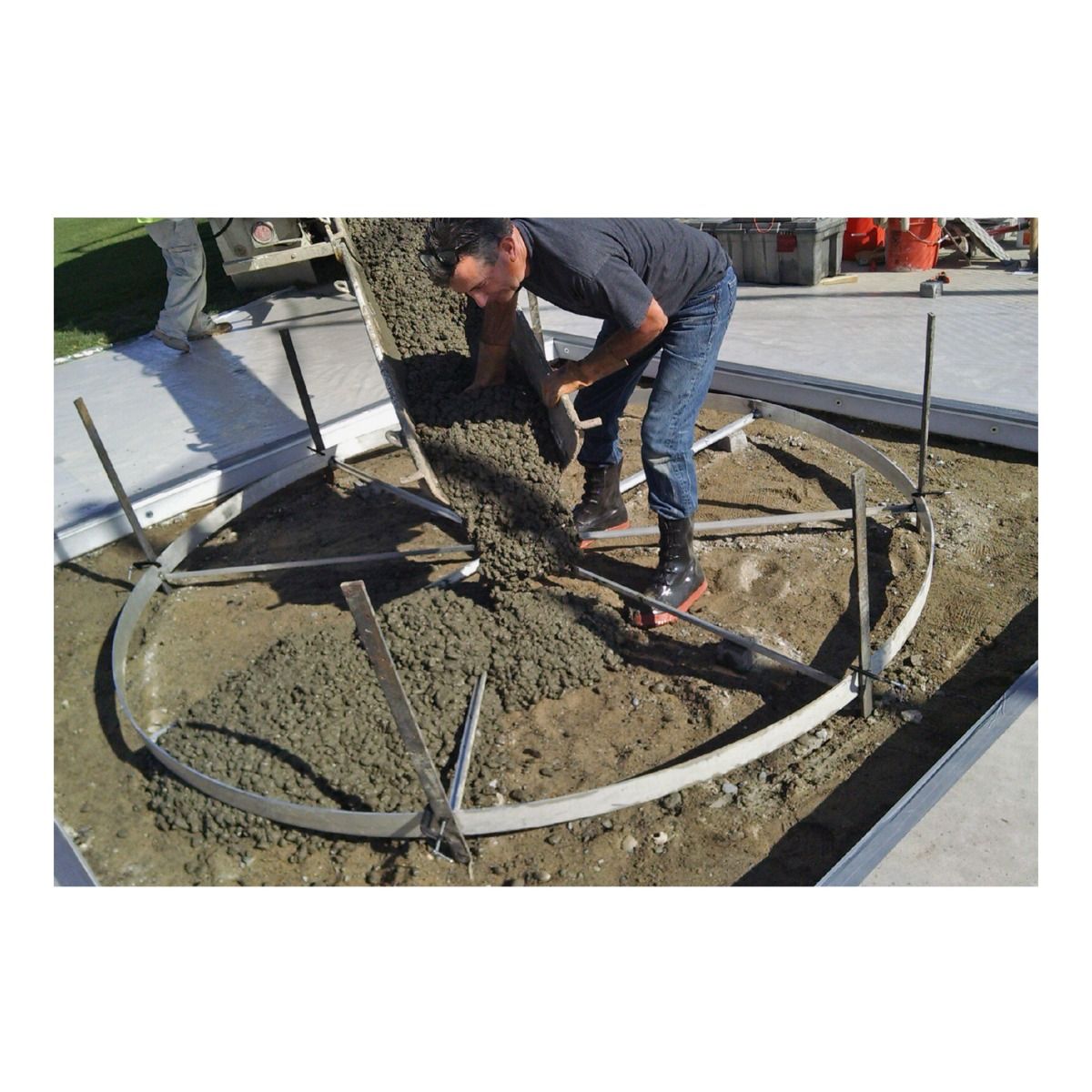 Gill Athletics Track & Field Aluminum Circle With Cross Bracing-3