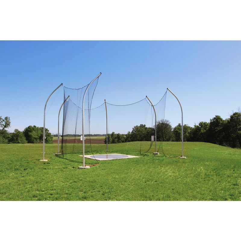 Gill Athletics Track & Field High School Aluminum Discus Cages-1