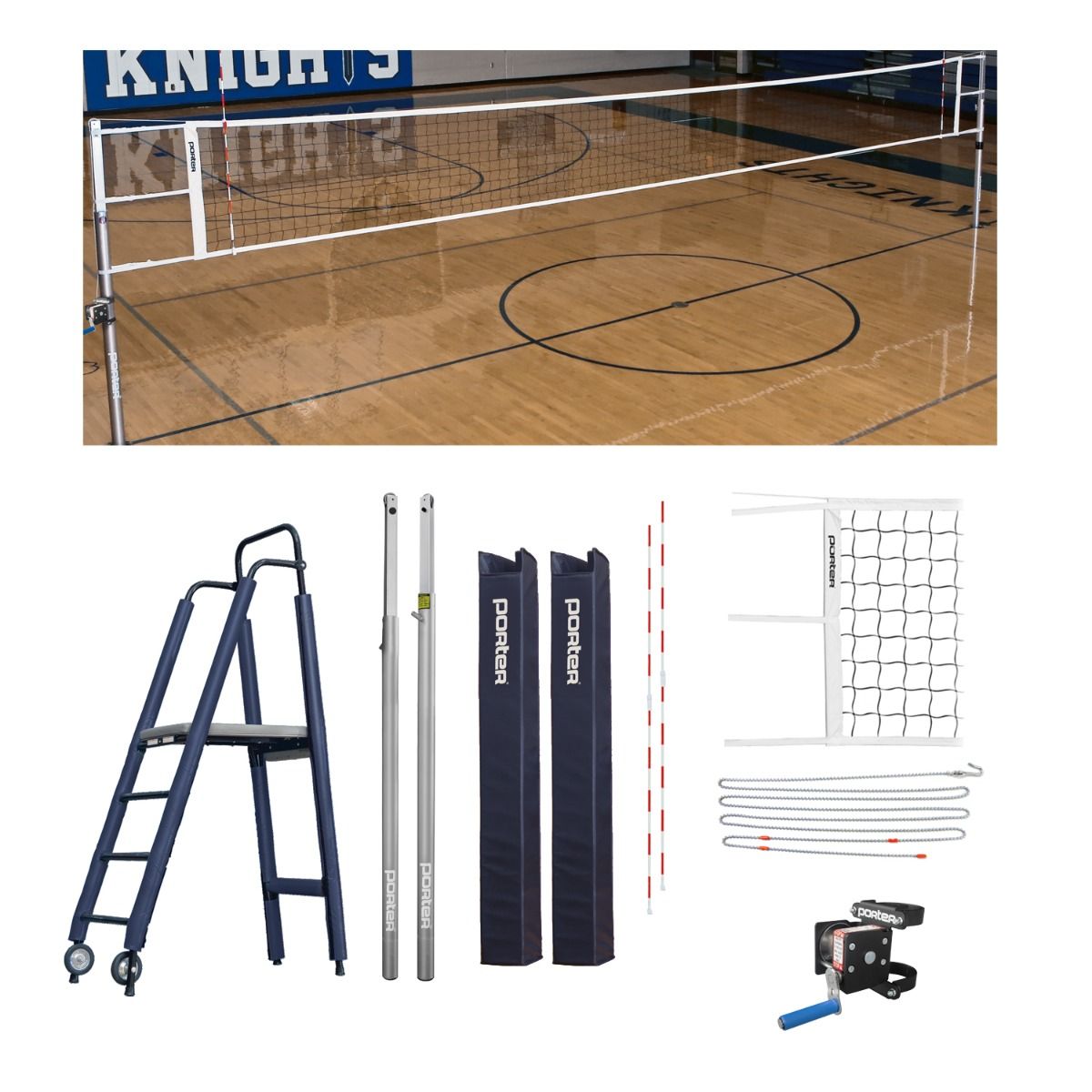 Porter Volleyball Powr Line Competetion Plus Package-1