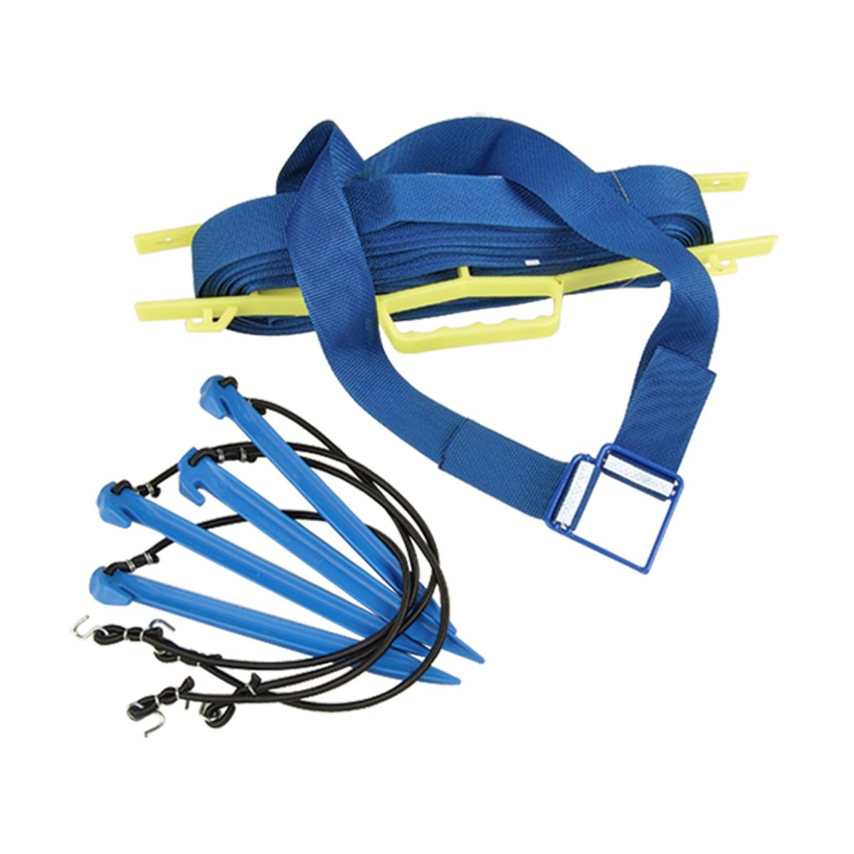 Porter Volleyball Tandem Pro 2 In Webbed Court Line; Blue