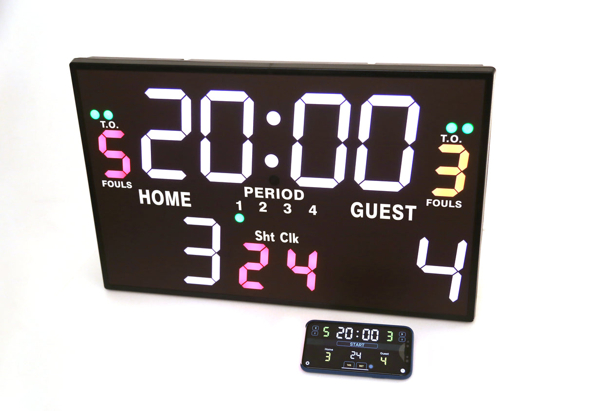Trigon Sports Portable scoreboard with rechargeable battery and Bluetooth capability