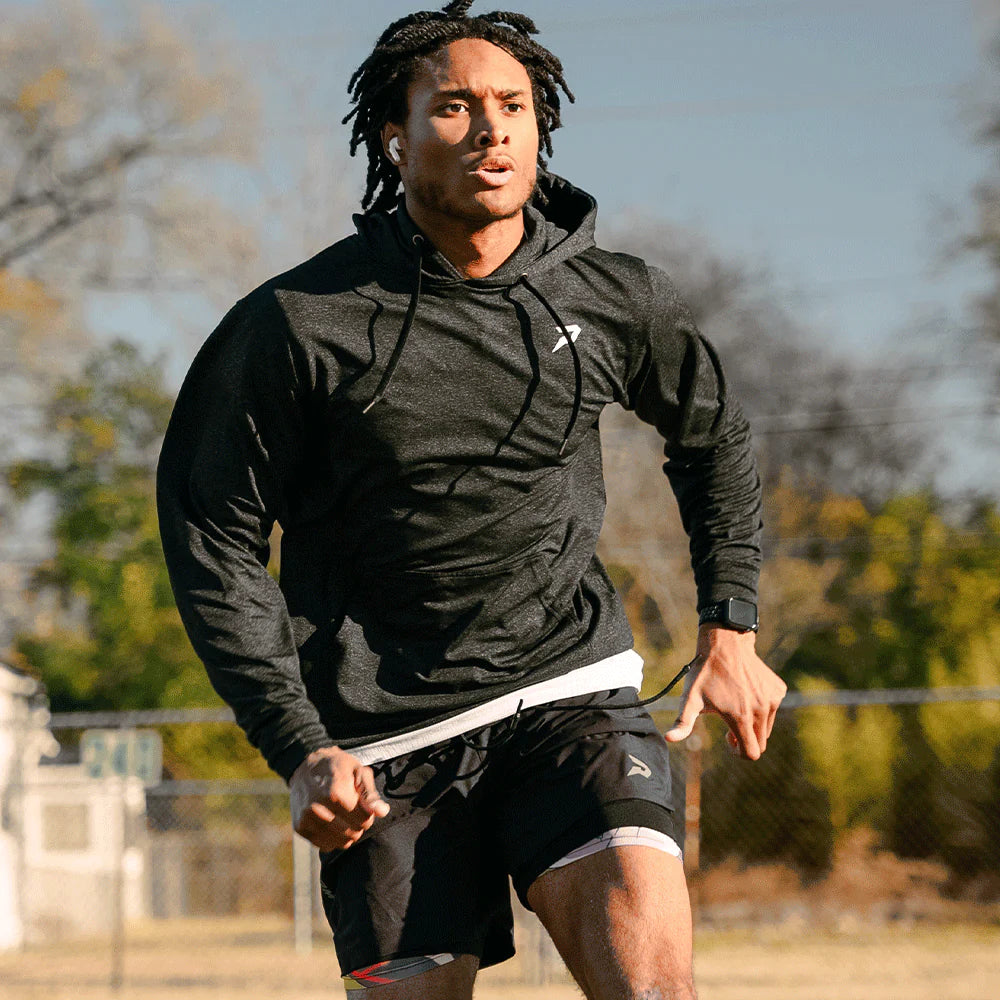 Phenom Elite Men's Nano Fleece Short Sleeve Performance Hoodie-5