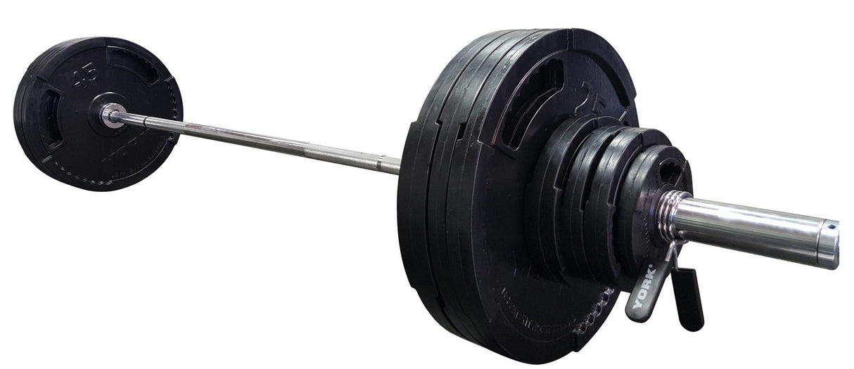 York Barbell G-2 Rubber Olympic Plate Set-2