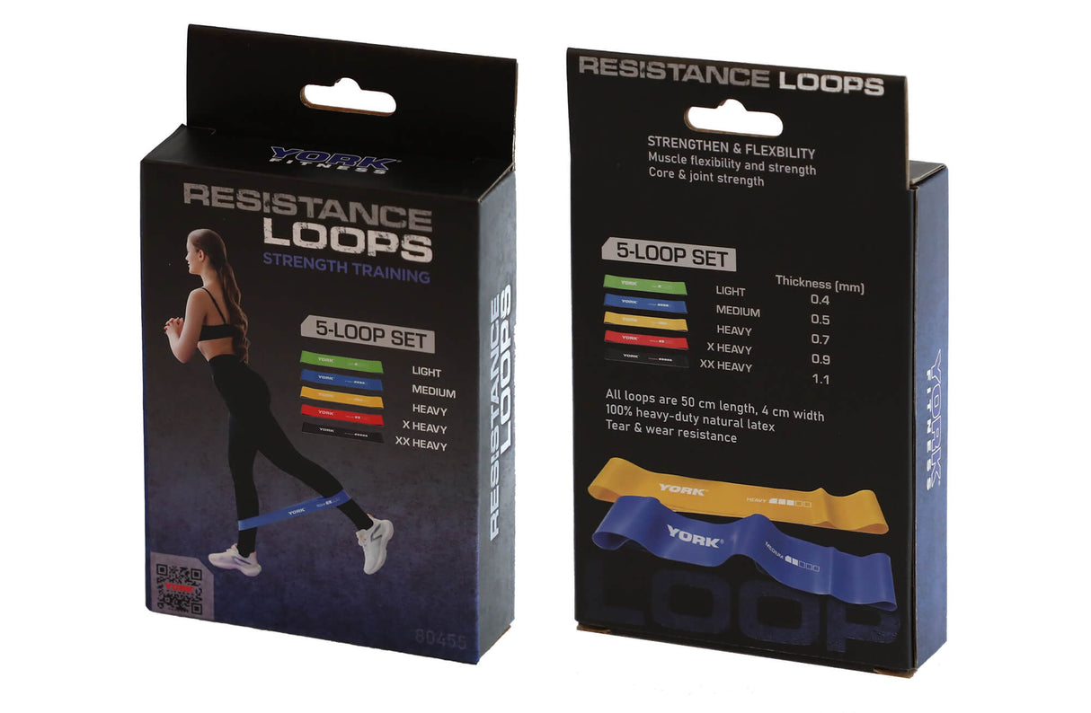York Barbell 5-Piece Resistance Loop Set-2