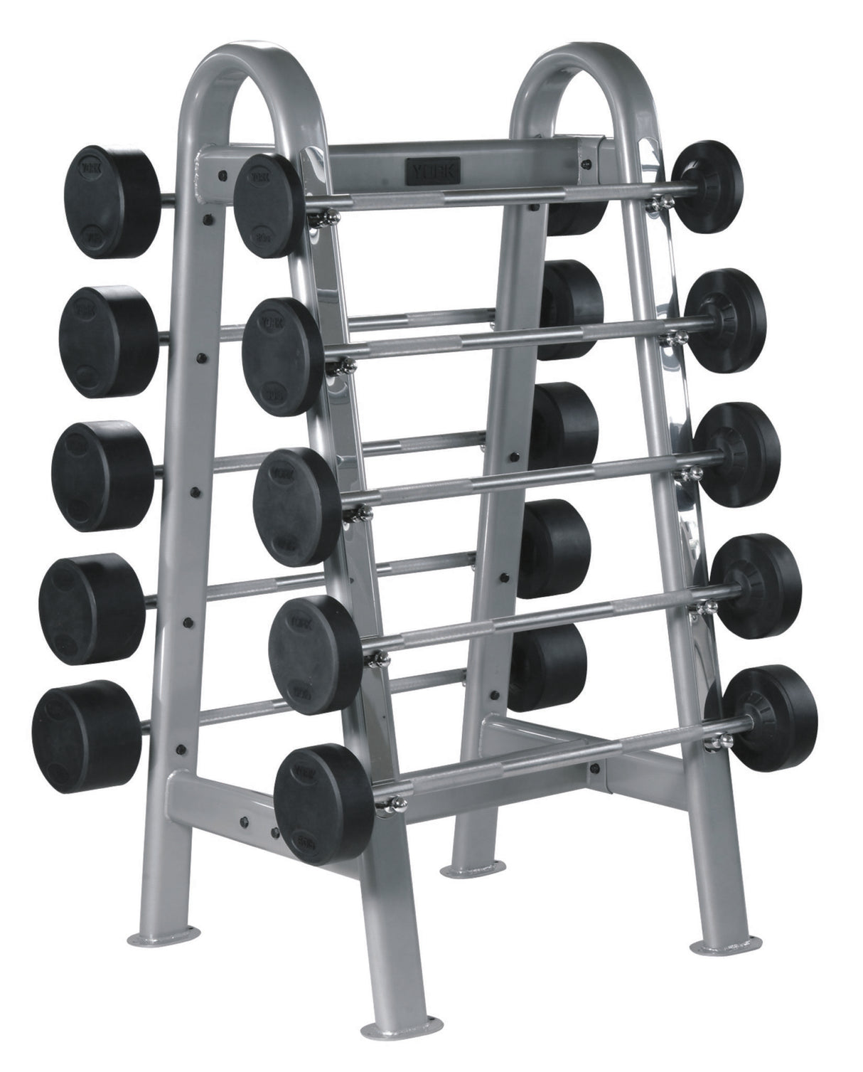 York Barbell ETS Fixed Straight And Curl Barbell Rack-1