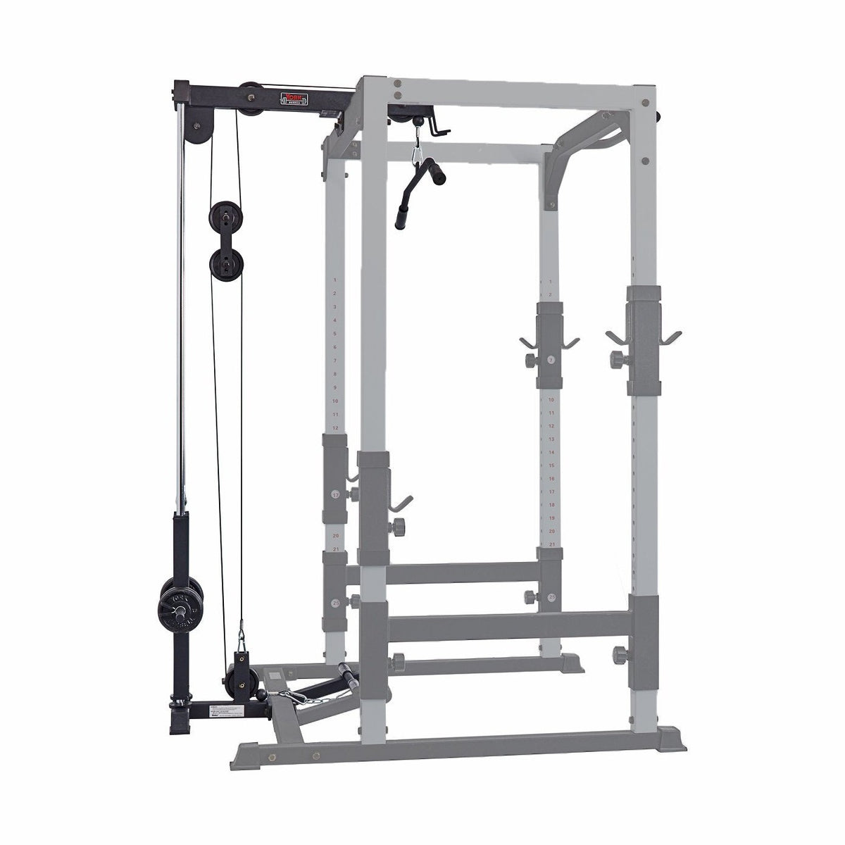 York Barbell FTS Hi / Low Pulley Option for Power Cage (with weight carriage)-2