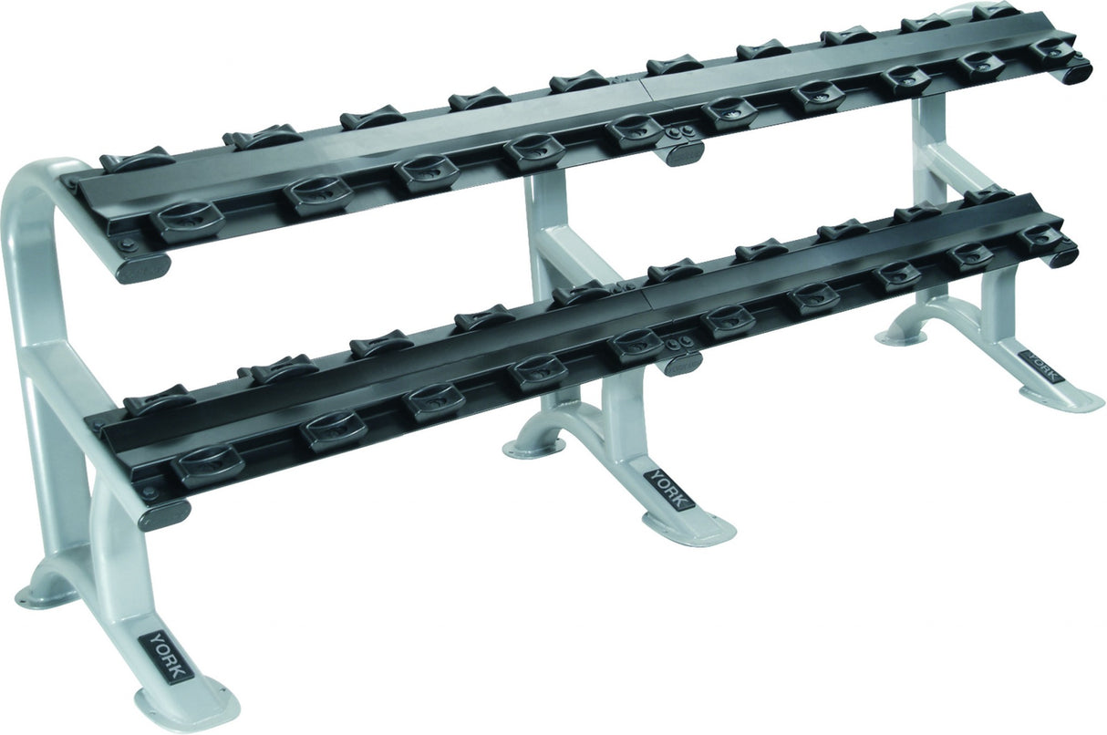 York Barbell ETS Saddle Rack for Pro Style Dumbbells-1