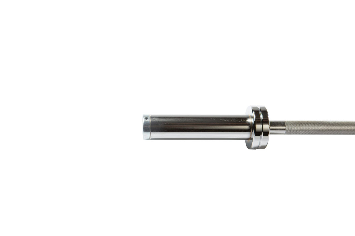 York Barbell 6′ International Chrome Olympic Bar – 28mm-2