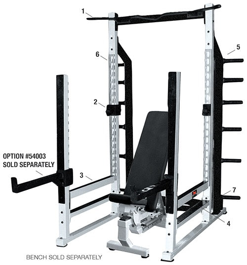 York Barbell STS Multi-Function Rack-2
