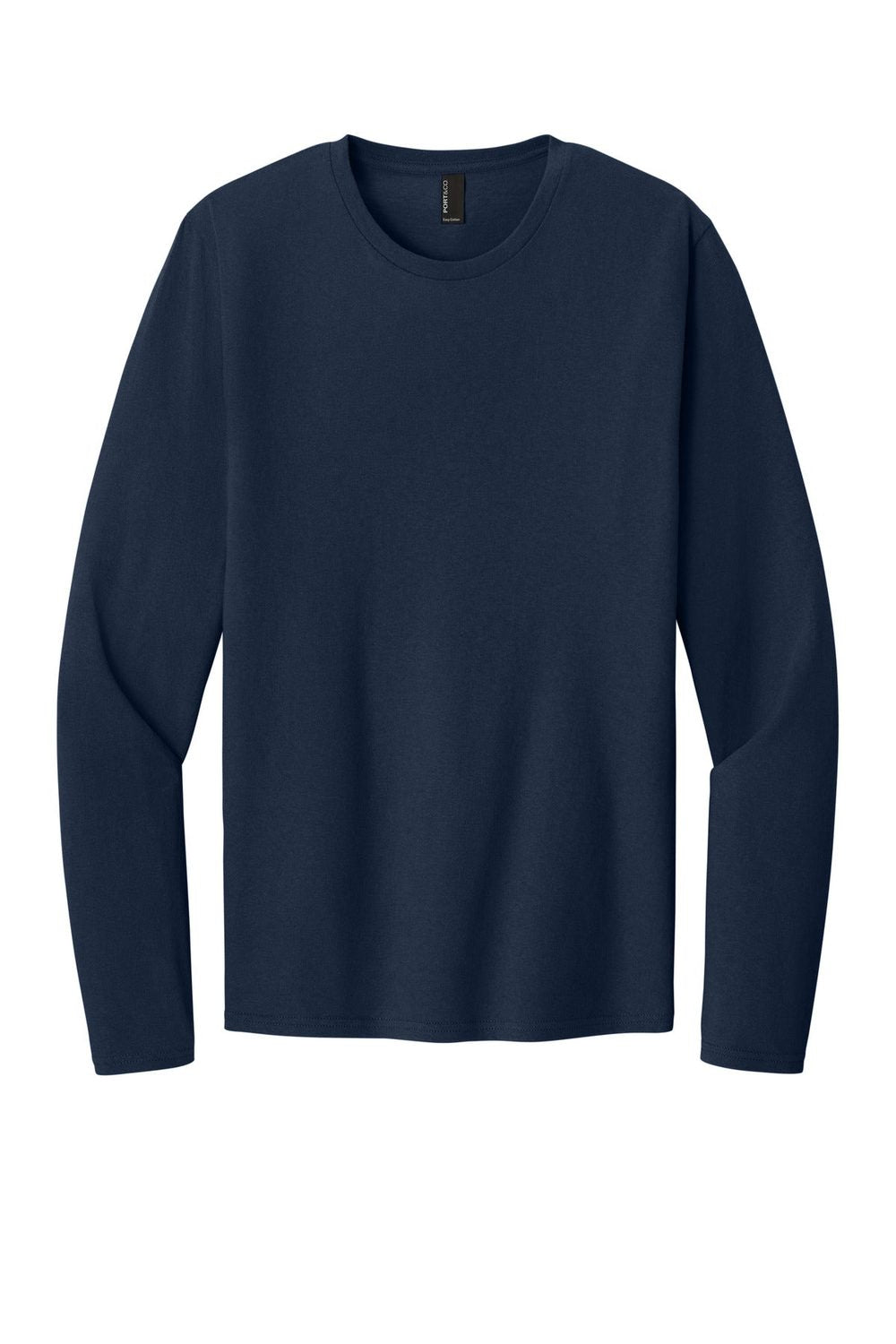 Port & Co Men's Easy Cotton Long Sleeve Tee PC43LS Mens Apparel Shirts & Tops