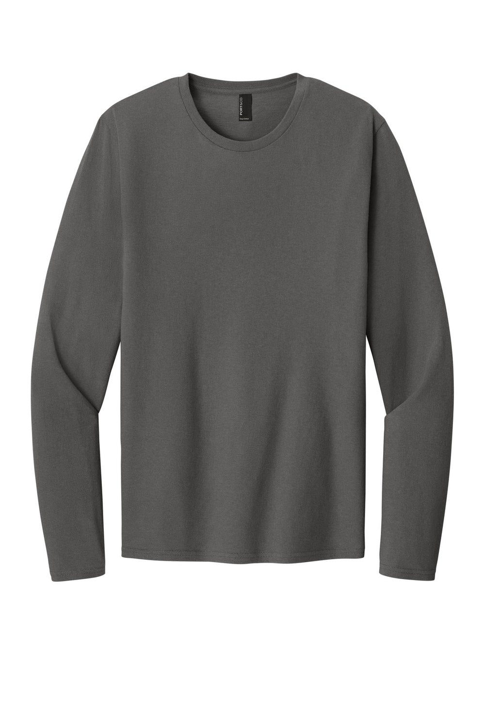 Port & Co Men's Easy Cotton Long Sleeve Tee PC43LS Mens Apparel Shirts & Tops