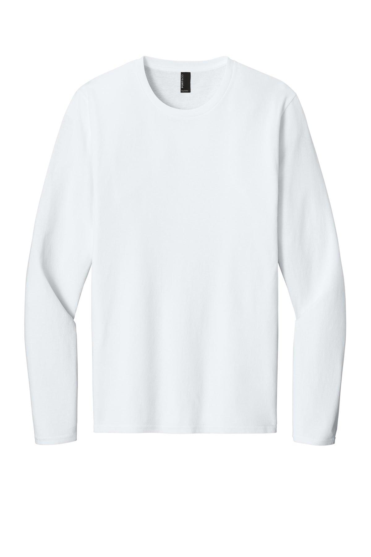 Port & Co Men's Easy Cotton Long Sleeve Tee PC43LS Mens Apparel Shirts & Tops