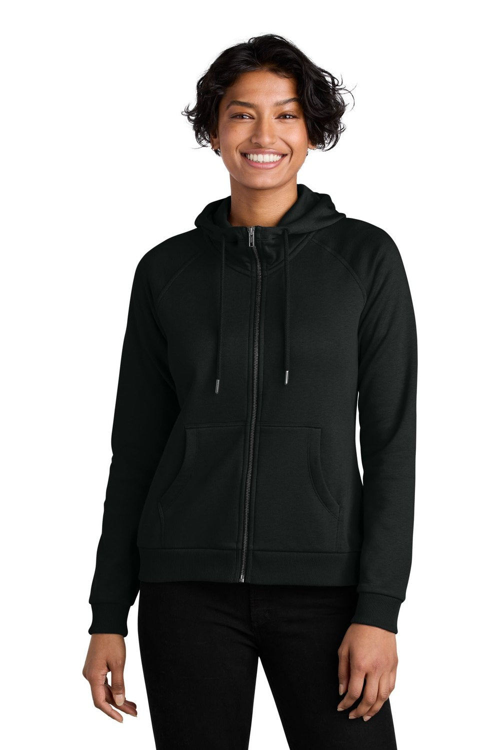 AllMade Women's Organic CVC Fleece Full-Zip Hoodie AL5003 Womens Apparel Sweatshirts & Fleece