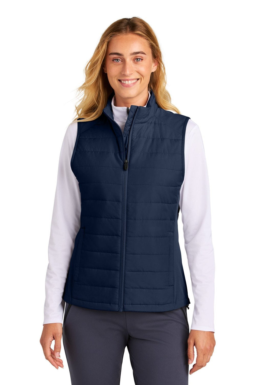 Sport-Tek Women's Teknical Hybrid Vest LST941 Womens Apparel Jackets & Vests
