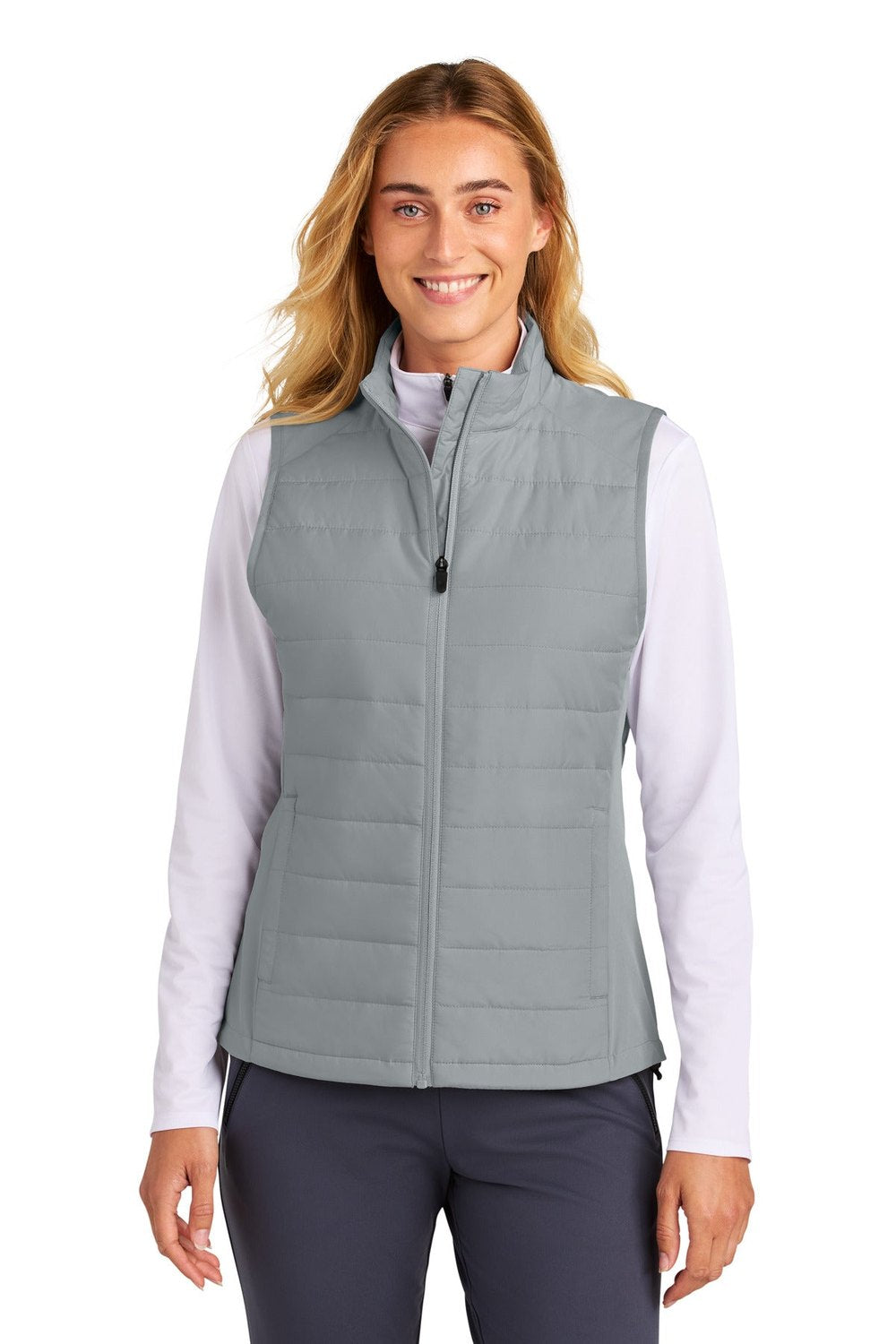 Sport-Tek Women's Teknical Hybrid Vest LST941 Womens Apparel Jackets & Vests