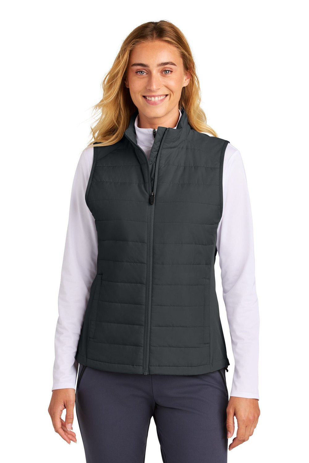 Sport-Tek Women's Teknical Hybrid Vest LST941 Womens Apparel Jackets & Vests