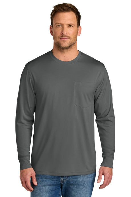 CornerStone Unisex Workwear Pro Long Sleeve Pocket Tee CS440LSP Mens Apparel Shirts & Tops