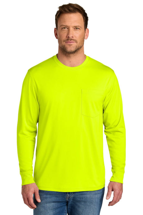 CornerStone Unisex Workwear Pro Long Sleeve Pocket Tee CS440LSP Mens Apparel Shirts & Tops