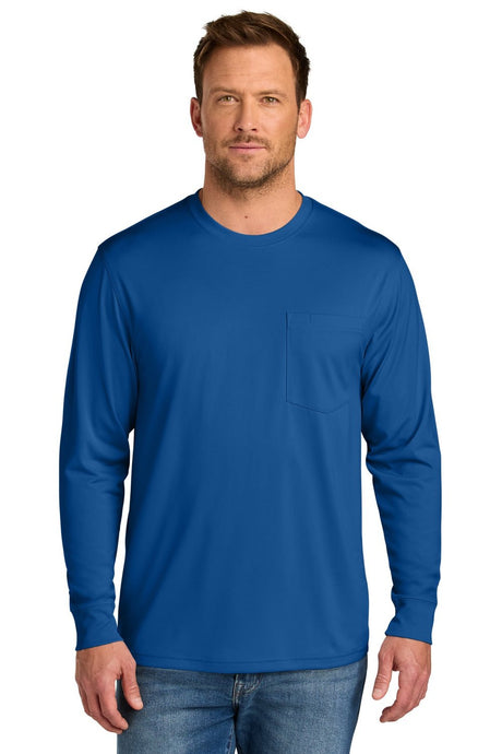 CornerStone Unisex Workwear Pro Long Sleeve Pocket Tee CS440LSP Mens Apparel Shirts & Tops