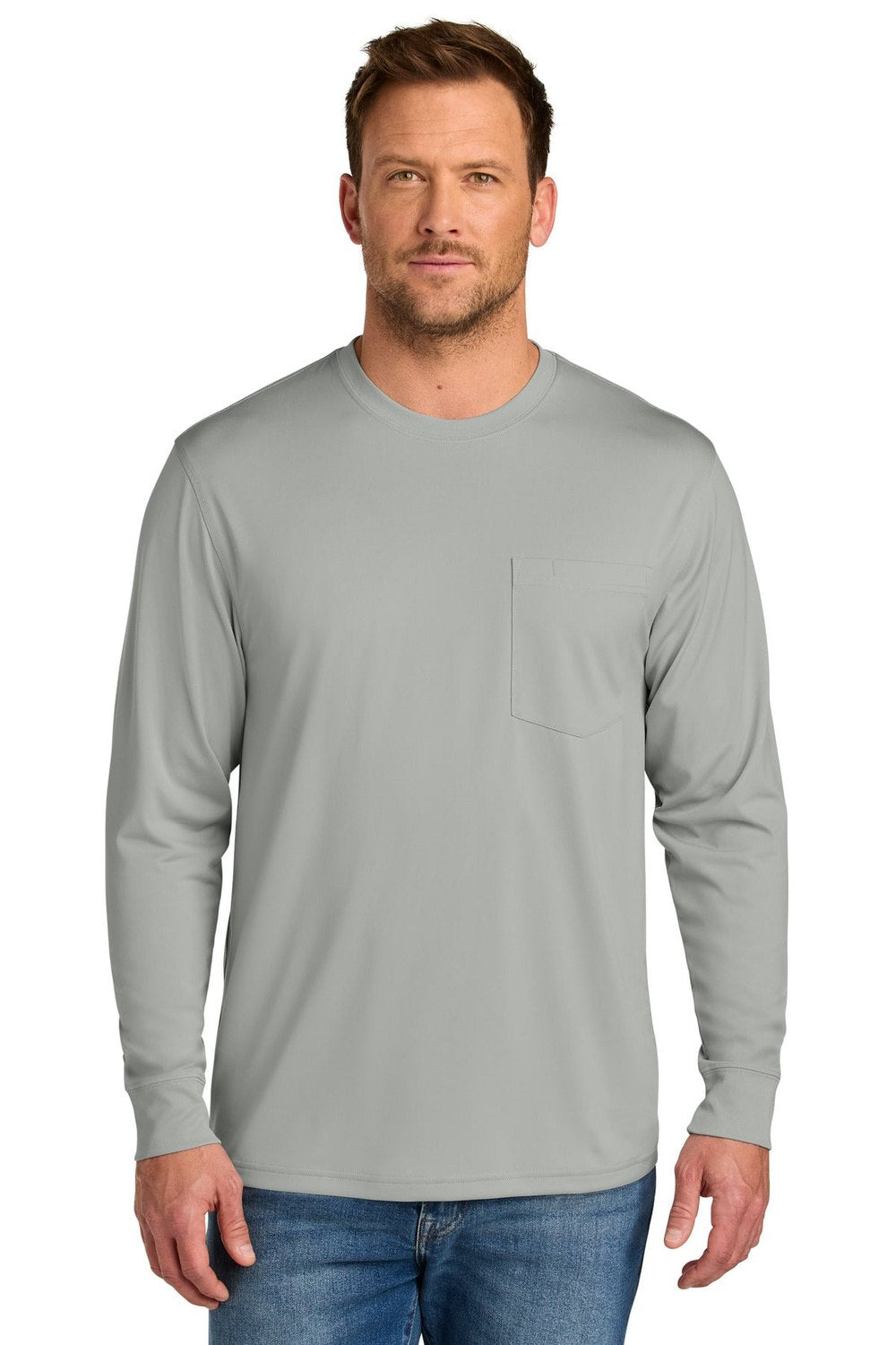 CornerStone Unisex Workwear Pro Long Sleeve Pocket Tee CS440LSP Mens Apparel Shirts & Tops