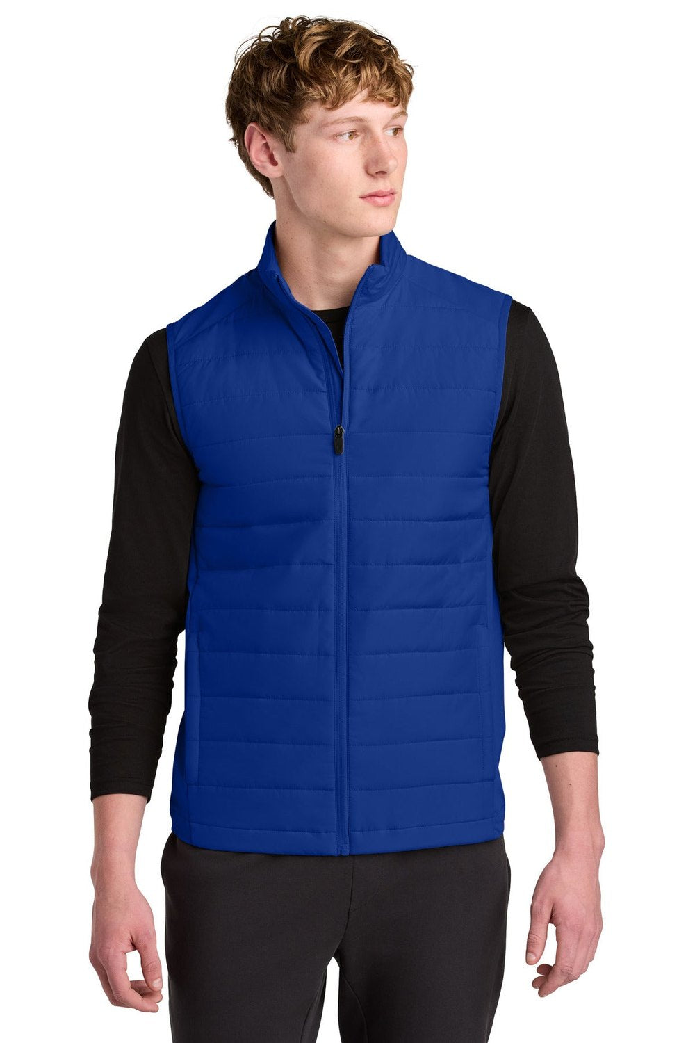 Sport-Tek Men's Teknical Hybrid Vest ST941 Mens Apparel Jackets & Vests