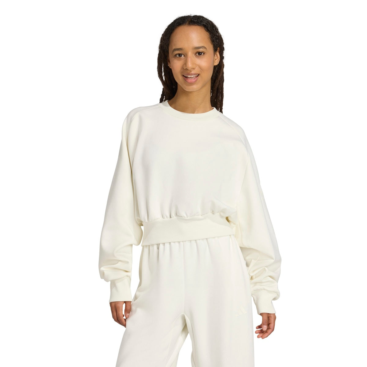 adidas Women's Soft Lux Crew Sweatshirt-2