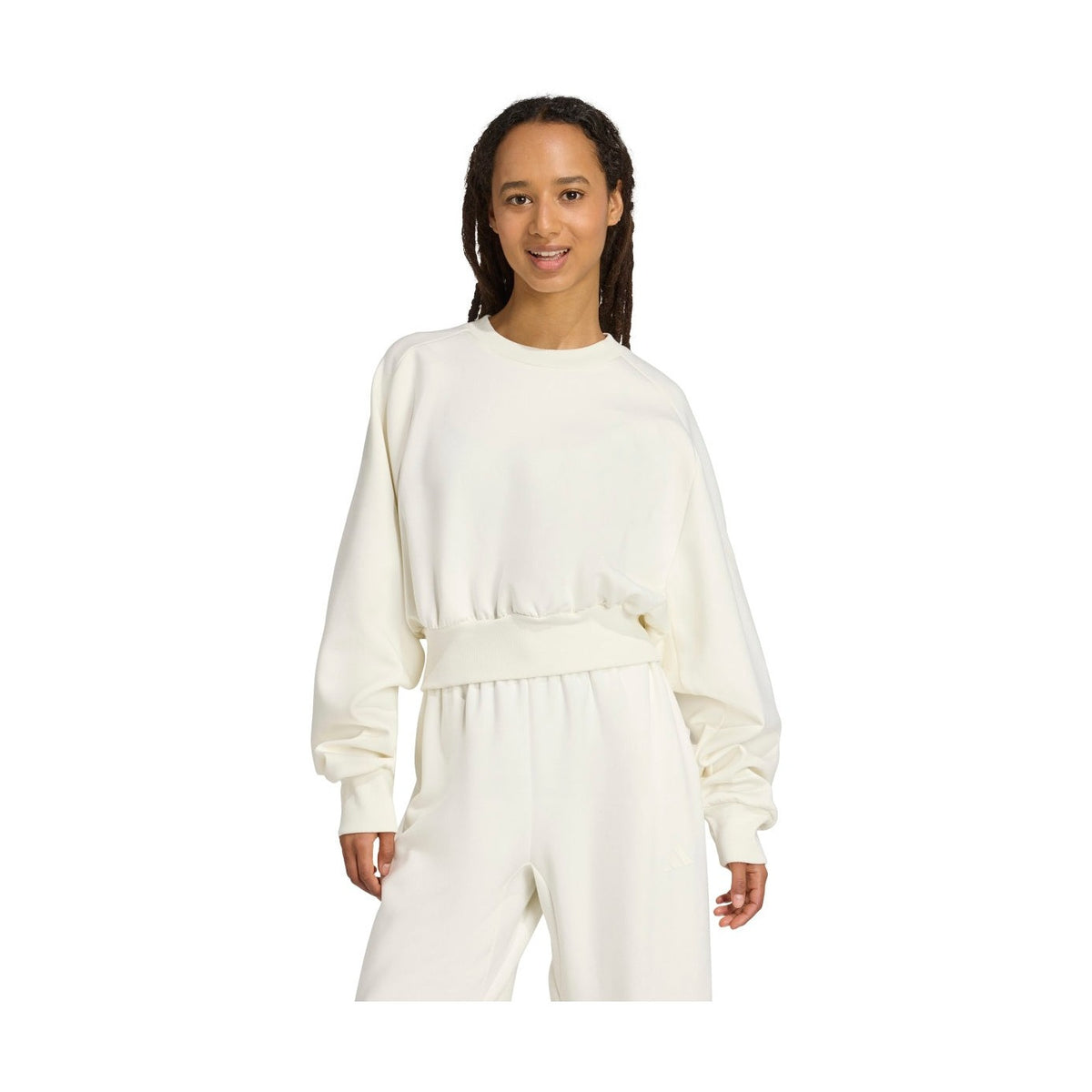 adidas Women's Soft Lux Crew Sweatshirt-2