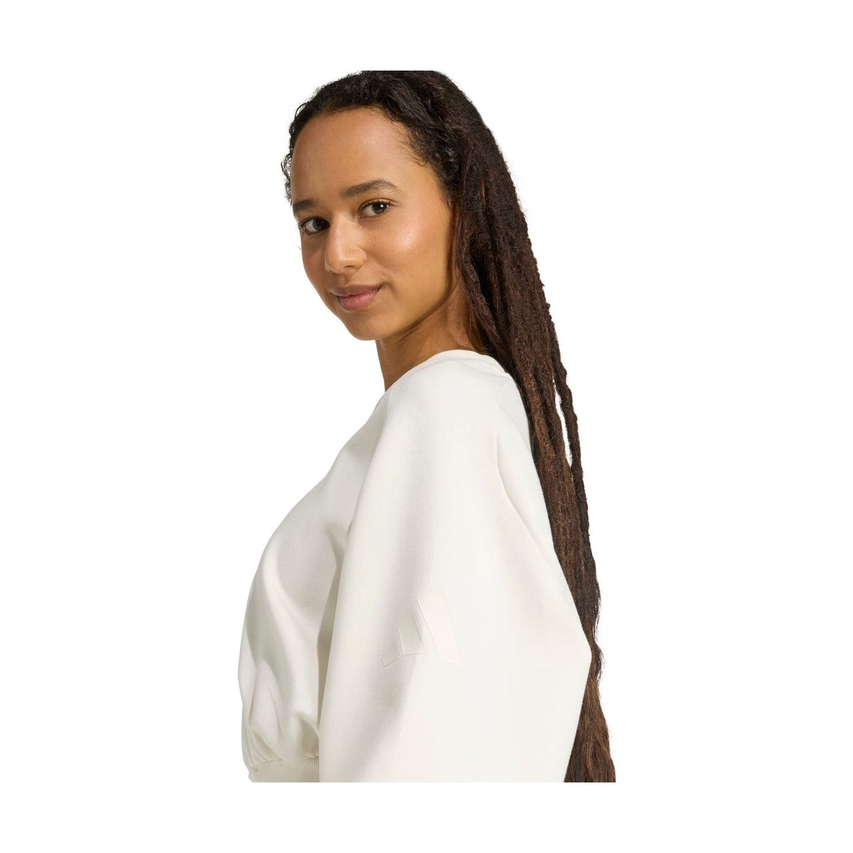 adidas Women's Soft Lux Crew Sweatshirt-5