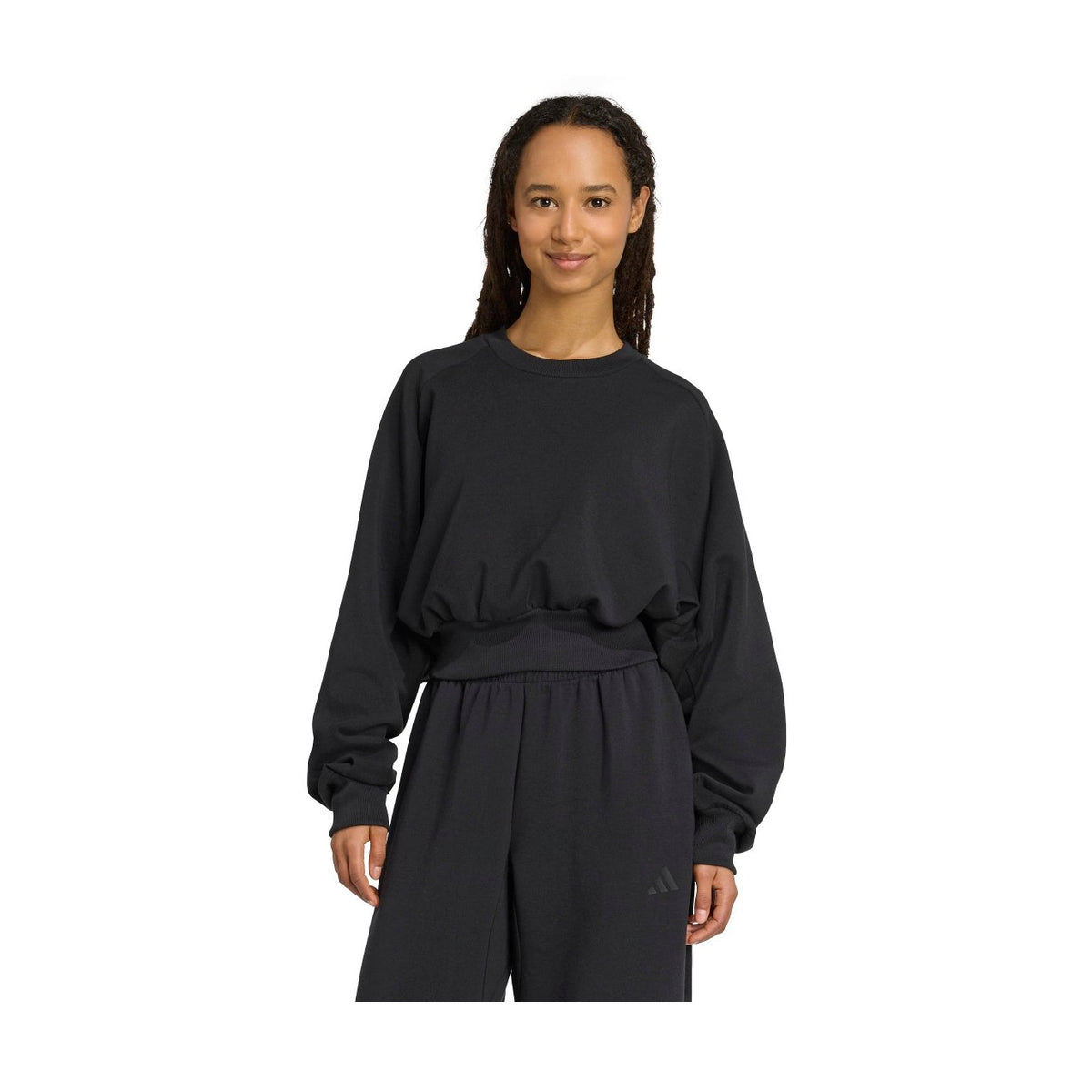 adidas Women's Soft Lux Crew Sweatshirt-2